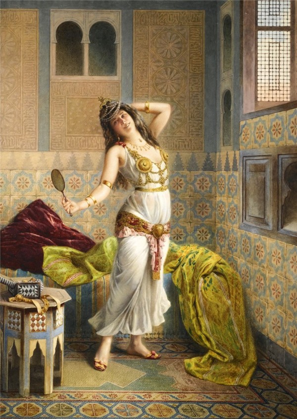 The young harem dancer by Francesco Ballesio
